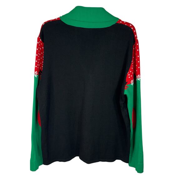 Git Lit Spencer’s Mens XX-Large Holiday Cardigan Sweater Christmas Gingerbread - Picture 4 of 7
